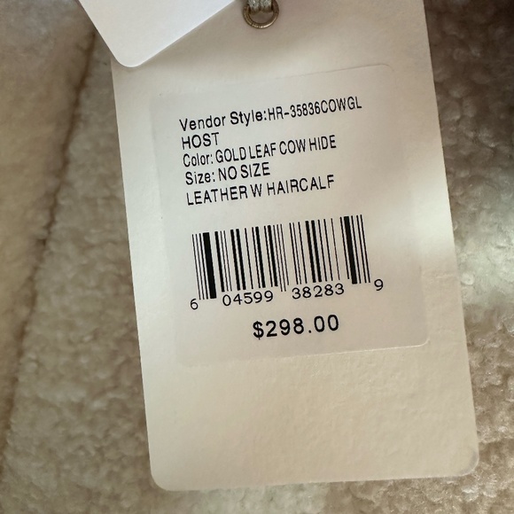 HOBO - Host  Purse Leather ‎ Red and Gold Leaf NWT - Picture 6 of 8